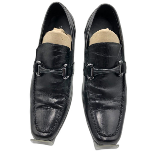 Kenneth Cole Victory at Lastle Men's Black Leather Slip On Dress Shoes 11.5M - Picture 9 of 13